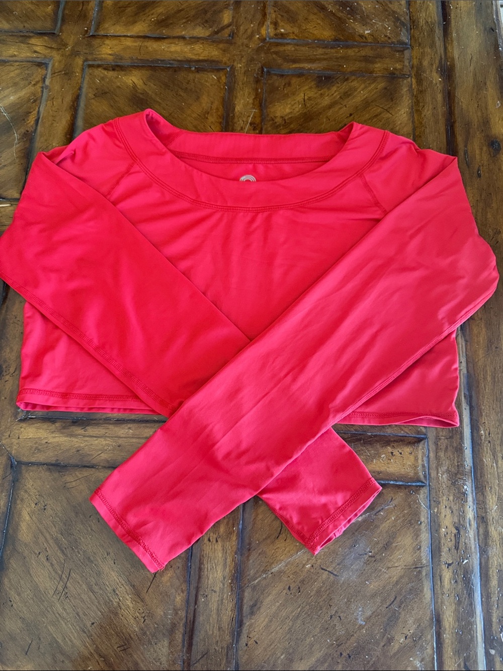 Women's Long Sleeve rash guard Swim Crop top